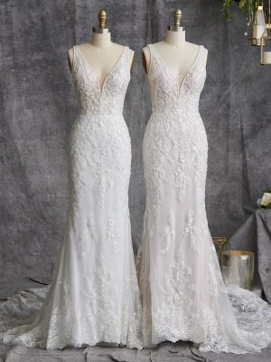 Maggie Sottero Estella Sheath Lace wedding dresses San Diego