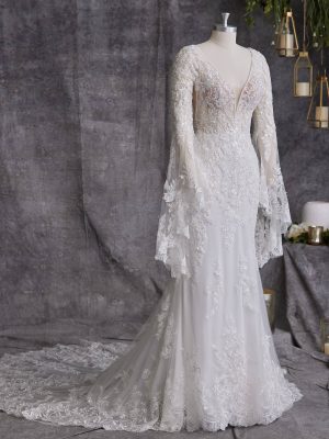 Maggie Sottero Estella Sheath Wedding gown alterations San Diego