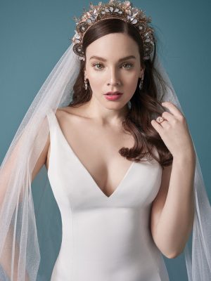 Maggie Sottero Fernanda Modern minimalist wedding dresses