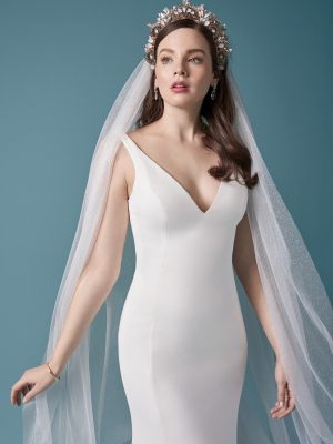 Maggie Sottero Fernanda Wedding gown alterations San Diego