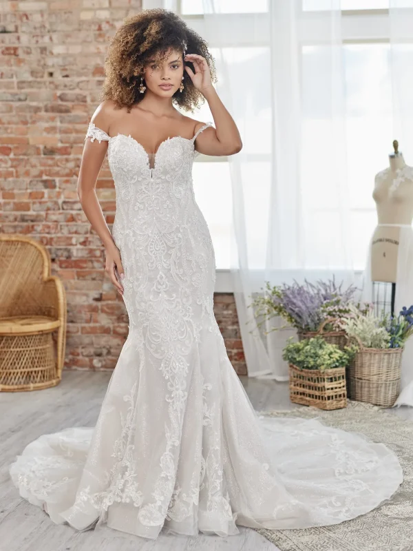Maggie Sottero Frederique Modern minimalist wedding dresses