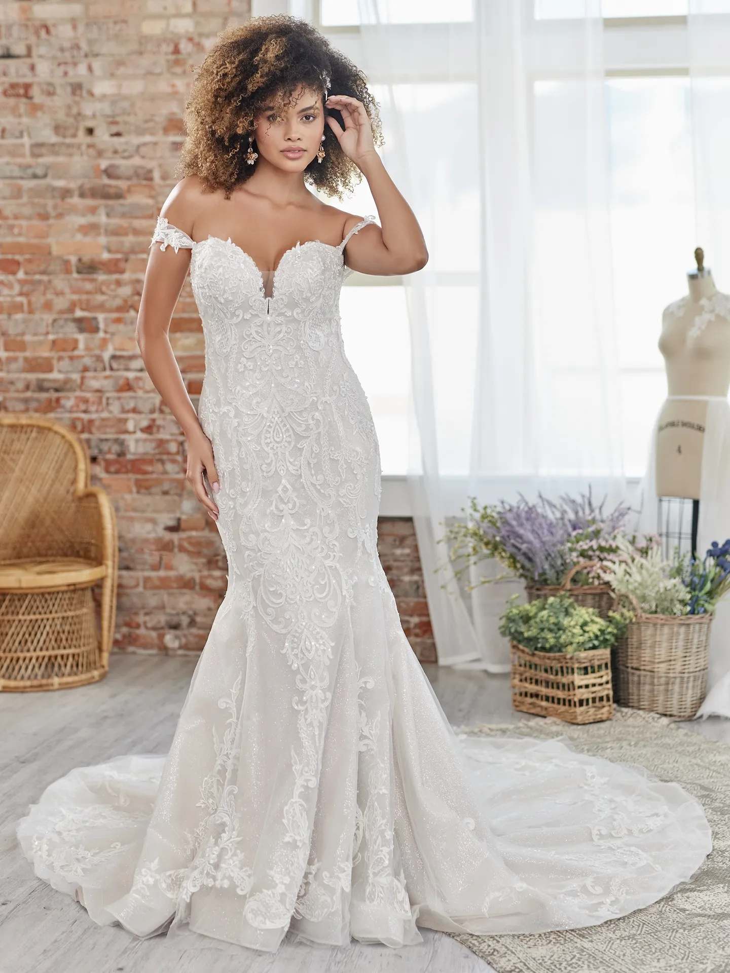 Maggie Sottero Frederique Modern minimalist wedding dresses