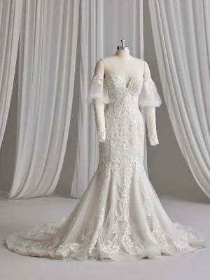 Maggie Sottero Frederique Wedding gown alterations San Diego