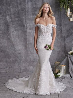 Maggie Sottero Harlem Lane Sheath Bridal boutique San Diego 1