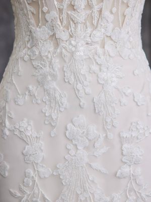 Maggie Sottero Harlem Lane Sheath Custom wedding dresses near me 1