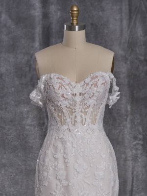 Maggie Sottero Harlem Lane Sheath Custom wedding dresses near me