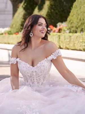 Maggie Sottero Harlem Wedding gown alterations San Diego