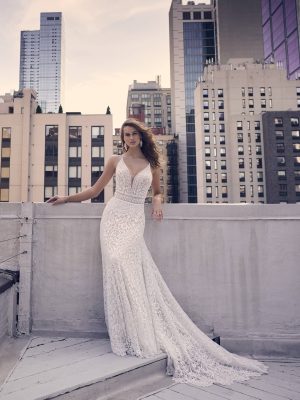 Maggie Sottero Hillary A Line Unique wedding dress designs