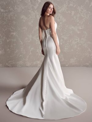 Maggie Sottero Hilo Marie Fit and Flare Top rated wedding dress store San Diego
