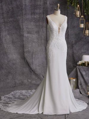 Maggie Sottero Johanna Lane Sheath Affordable bridal gowns online
