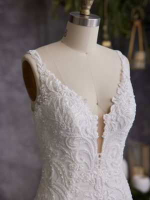 Maggie Sottero Johanna Lane Sheath Best bridal boutique in San Diego