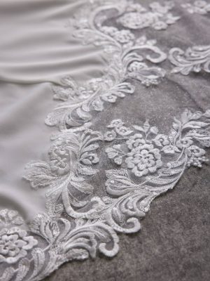 Maggie Sottero Johanna Lane Sheath Classic wedding dresses with long trains