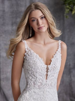 Maggie Sottero Johanna Lane Sheath Wedding dress stores near me
