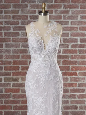 Maggie Sottero Kern Fit and Flare Unique wedding dress designs