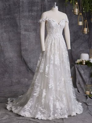 Maggie Sottero Leandra A Line Luxury bridal boutique online