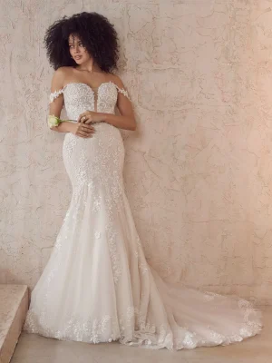 Maggie Sottero Lennon Fit and Flare Luxury wedding gowns San Diego