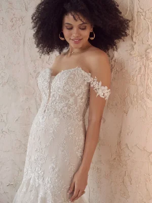 Maggie Sottero Lennon Fit and Flare Where to buy a wedding dress in San Diego 1