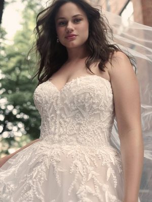 Maggie Sottero Oriana A Line Ethereal wedding dresses for outdoor weddings