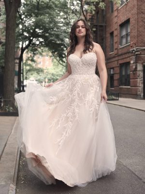 Maggie Sottero Oriana A Line Wedding Dress Curve
