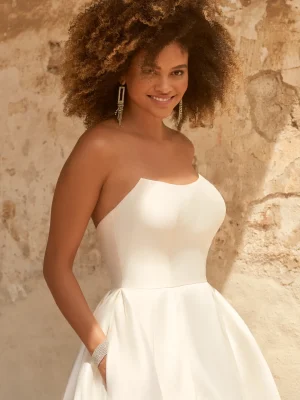 Maggie Sottero Selena A line Best bridal boutique in San Diego