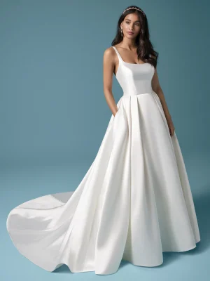 Maggie Sottero Selena A line Bridal gown shopping San Diego
