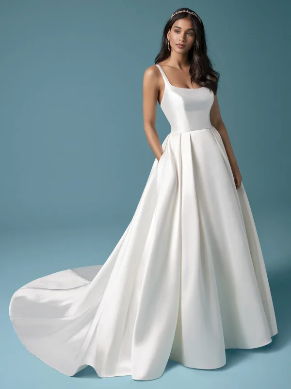 Maggie Sottero Selena A line Bridal gown shopping San Diego