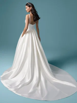 Maggie Sottero Selena A line Designer wedding gowns for sale