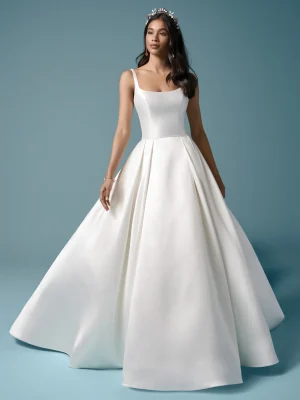 Maggie Sottero Selena A line Handmade wedding dresses USA