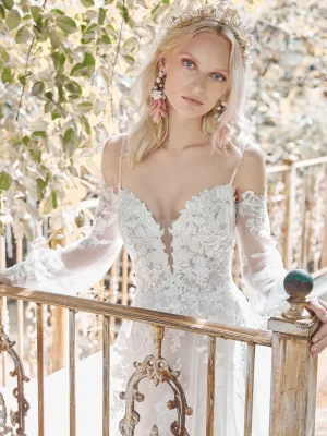 Maggie Sottero Stevie Romantic lace wedding dresses