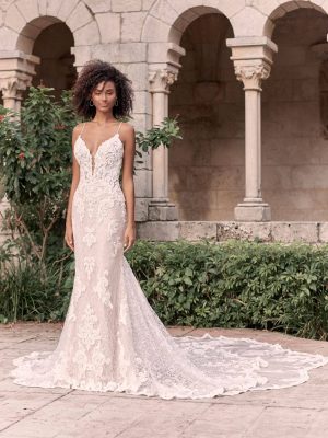 Maggie Sottero Tuscany Royale Sheath Wedding dress shop San Diego