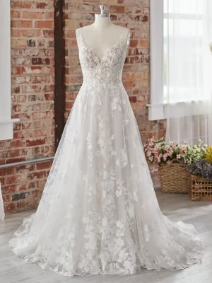 Maggie Sottero Winter A Line Bridal gown San Diego showroom