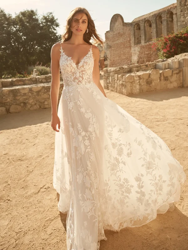 Maggie Sottero Winter A Line Designer wedding dresses San Diego 1