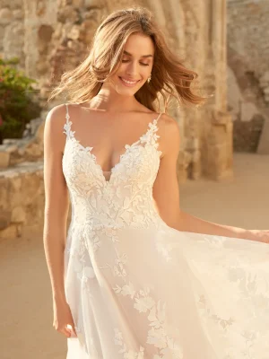 Maggie Sottero Winter A Line Plus size wedding dresses San Diego 1