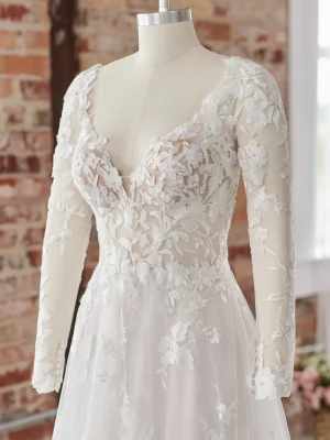 Maggie Sottero Winter A Line Wedding dress stores near me