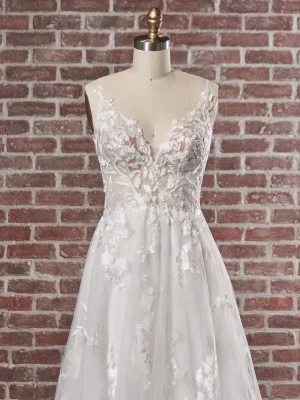 Maggie Sottero Winter A Line Where to buy a wedding dress in San Diego