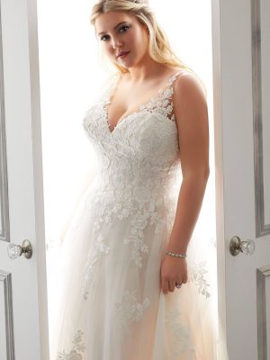 Morilee Arlene A line Wedding gown alterations San Diego