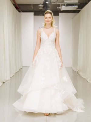 Morilee Audrey A line Romantic lace wedding dresses