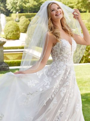 Morilee Bernadette A line Bridal gown San Diego showroom