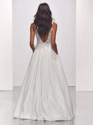 Morilee Betsey A Line Beach wedding gown