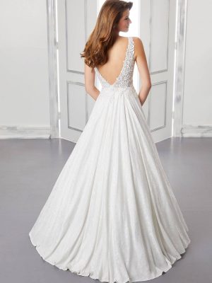 Morilee Betsey A Line Beach wedding gowns for destination weddings