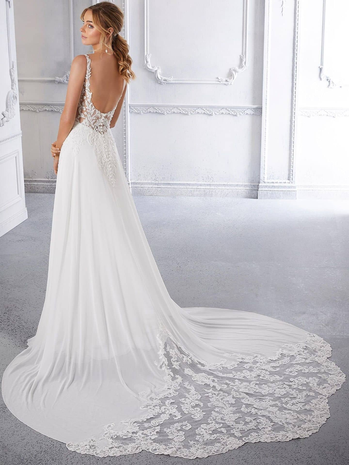 Morilee Caroline A Line Bespoke wedding dresses worldwide