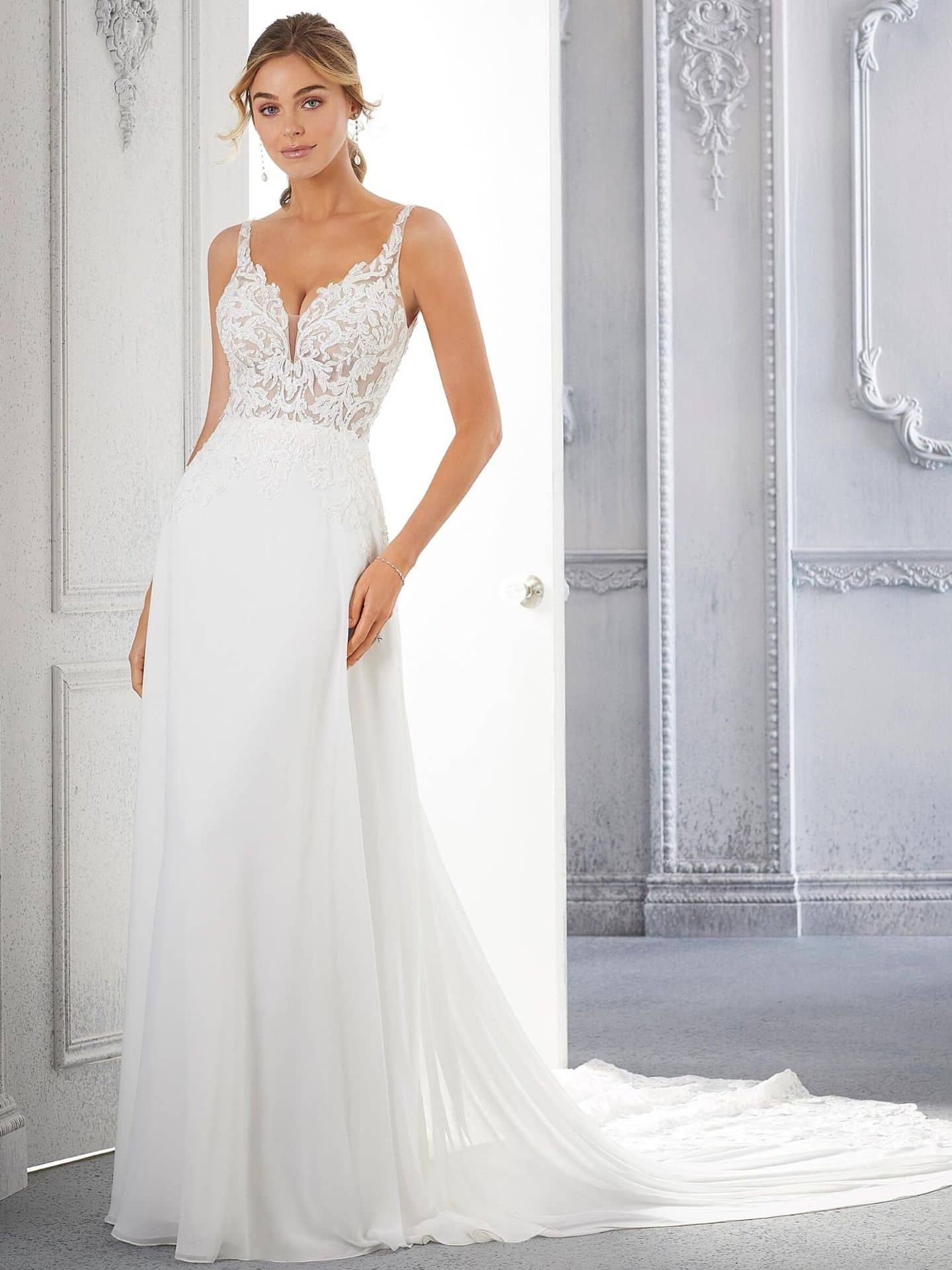 Morilee Caroline A Line wedding dress