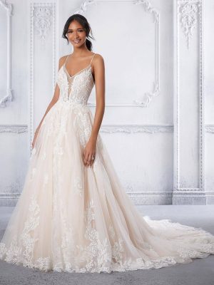 Morilee Christianna A Line Wedding gown alterations San Diego