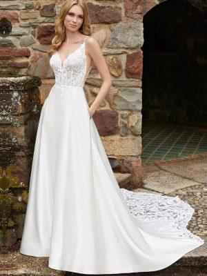 Morilee Darcy A line wedding dress