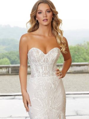 Morilee Dauphine fit and flare Best bridal boutique in San Diego
