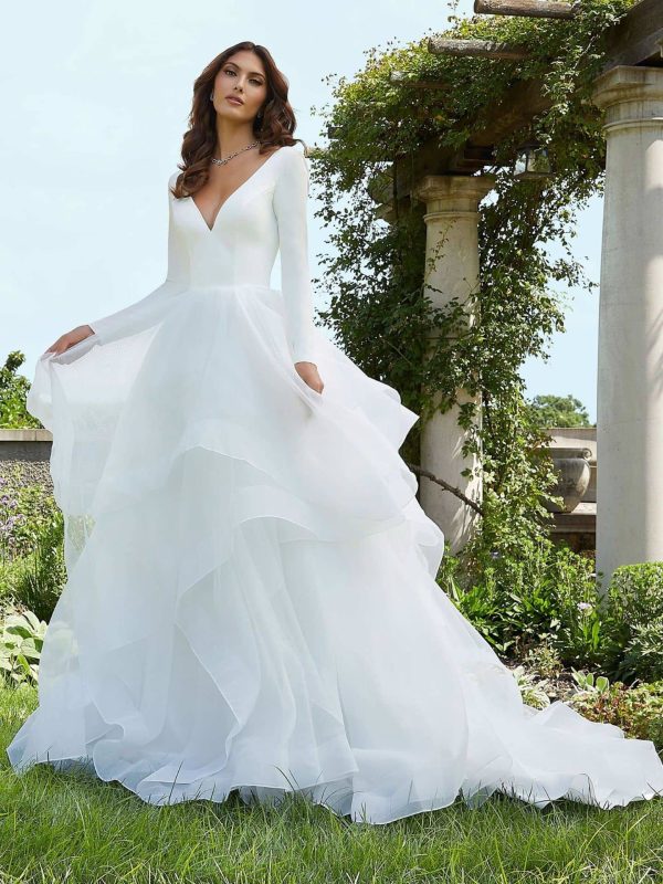 Morilee Donna ball gown Romantic lace wedding dresses