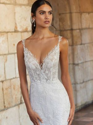 Morilee Gwendolyn fit and flare Affordable wedding dresses San Diego