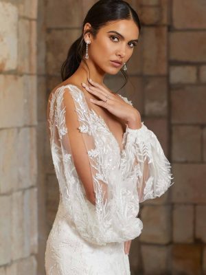 Morilee Gwendolyn fit and flare Designer wedding gowns for sale