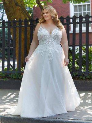 Morilee Hunter A Line Bridal gown San Diego showroom