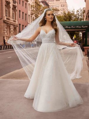 Morilee Jacqueline A Line Romantic lace wedding dresses